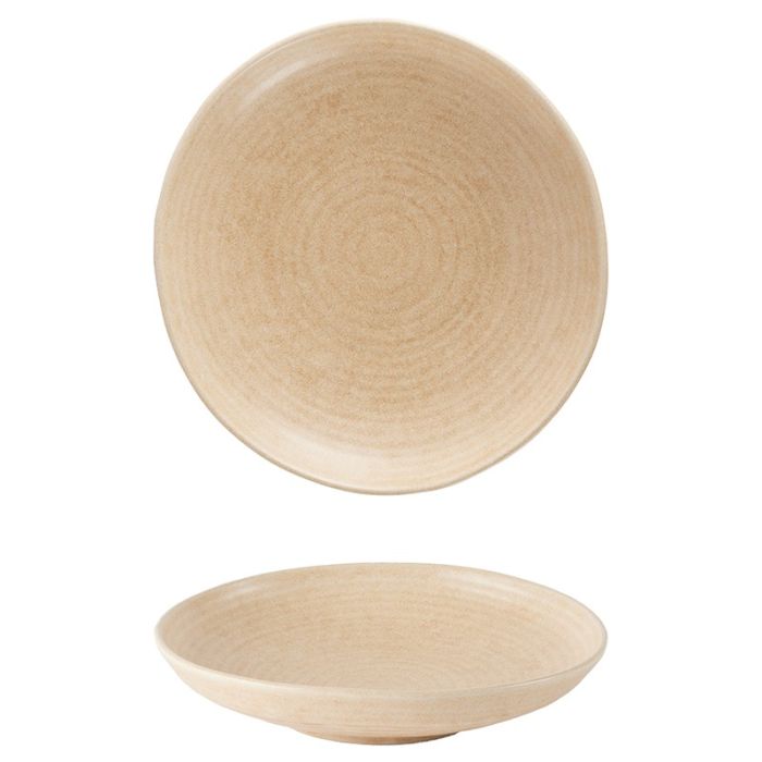 Rustico Nude Deep Plate 21cm / 11" (Pack 6)