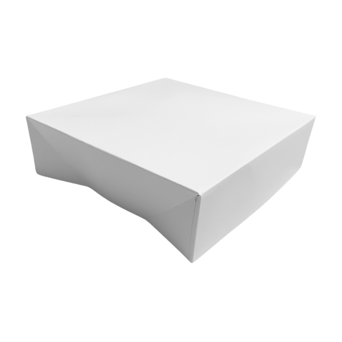 Stapleless Wedding Cake Box Lid 8" x 8" x 2.5" (Pack 50)
