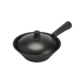 Melamine Rice Pot with Lid Black 800ml