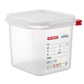 Araven GN Food Container & Lid 1/6 150mm 2.6 Litre