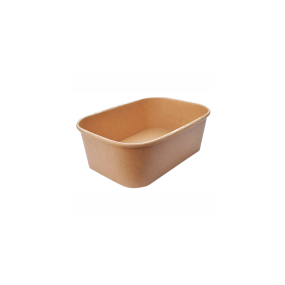 Rectangular Kraft Bowl 750ml (Pack 50)