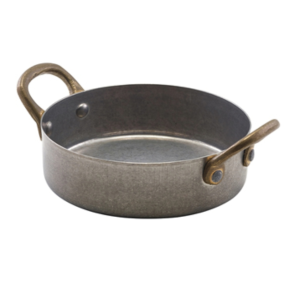 GenWare Vintage Steel Mini Casserole Dish 12.25 x 3.5cm (Pack 6)