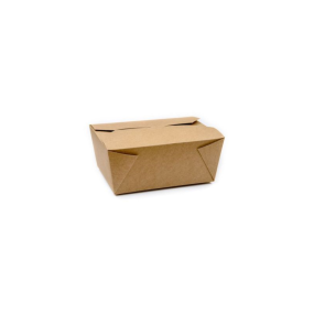 Kraft Food Carton No 4, 196 x 140 x 90mm 2800ml / 98oz (Pack 40)