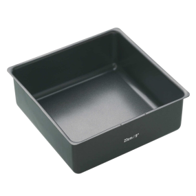 Master Class Non Stick Loose Base Deep Square Cake Pan 25cm