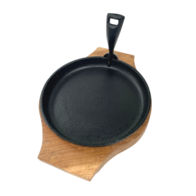 Round Sizzler with & Sheesham Base 8.5"