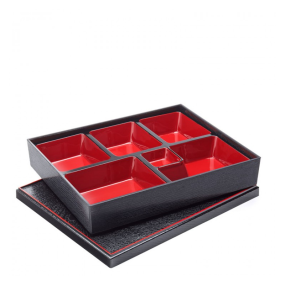 Bento Box 12 x 10" (31 x 25cm) - 6 Compartment