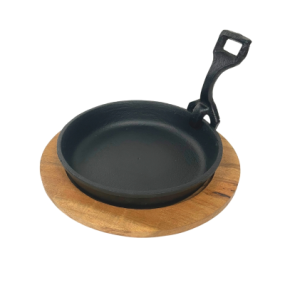 Round Sizzler Wooden & Sheesham Base 7"