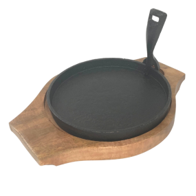 Round 8" Sizzler & Sheesham Base