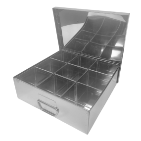 9 Compartments Square Spice Box 34cm x 34cm x 11cm