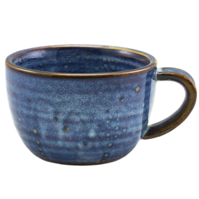 Genware Terra Porcelain Aqua Blue Coffee Cup 28.5cl/10oz