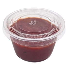 Plastic Portion Pot and Lid 4oz (Pack 100)