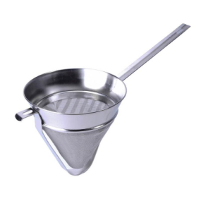 Bouillon Extra Fine Mesh Strainer Stainless Steel 8"