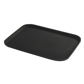 Non Slip Tray Rectangular Black 12" x 16"