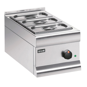 Lincat BM3AW Bain Marie Wet Heat with GN Dishes and Lids 1 kW