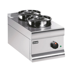 Lincat BS3 Bain Marie Dry Heat Stainless Steel Round Pots 0.5 kW