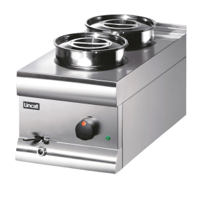 Lincat BS3W Bain Marie Wet heat stainless steel pots 1 kW