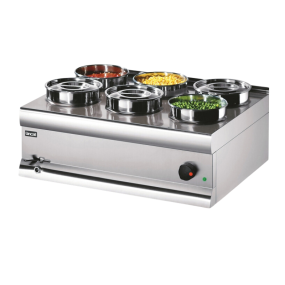 Lincat BS7W Bain Marie Wet heat stainless steel pots 2 kW