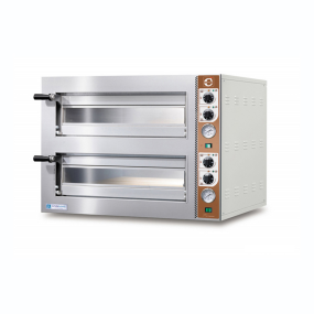 Cuppone Tiziano Economy Electric LLKTZ7202 Twin Deck Pizza Oven