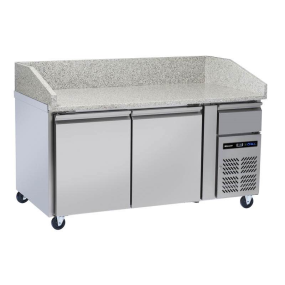 Blizzard BPB1500 2 Door Refigerated Pizza Prep Counter Granite top 1510mm wide (428 Litre)