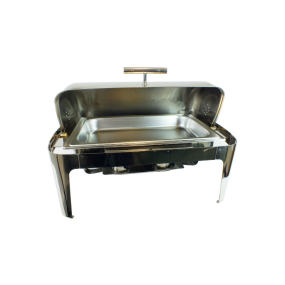 Chafing Dish Rectangular 1/1 GN 9 Litre Deluxe Roll Top