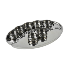 Supreme Deluxe Thali Set (1 Tray & 7 Bowls)