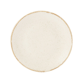 Seasons Oatmeal Coupe Plate 18cm