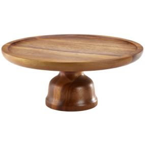 Cake Stand Acacia Wood 33cm / 13"