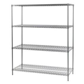 Nylon Shelving 4 Tier w90 x d60 x h180cm