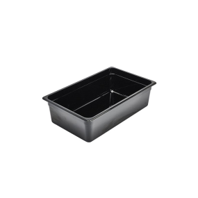 Gastronorm Pan Black Polycarbonate 1/1 150mm Deep