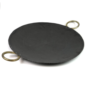 Round Black Iron Tawa 28"