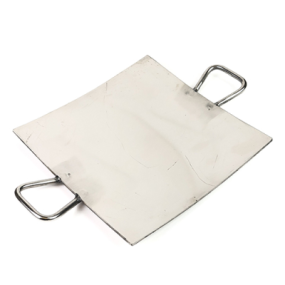 Square Stainless Steel Tawa With Handle 10"