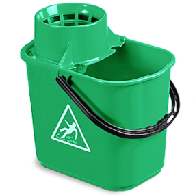 Optima Industrial Heavy Duty 14 Litre Mop Bucket Green
