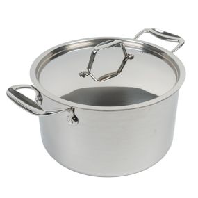 TriPly Stainless Steel Casserole and Lid 24cm