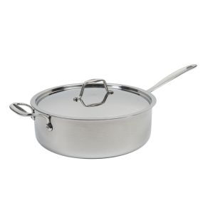 TriPly Stainless Steel Saute Pan and Lid 28cm