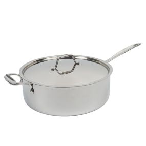 TriPly Stainless Steel Saute Pan and Lid 30cm