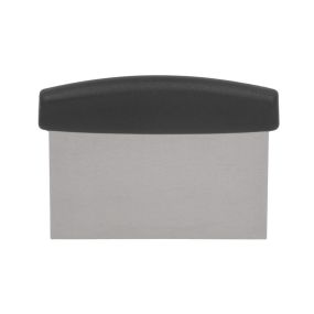 Black Handle Dough Scraper 6" x 3"