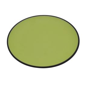 Melamine Black Green Dinner Plate 26cm