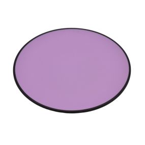 Melamine Black Purple Dinner Plate 26cm
