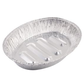 Super Value Aluminium Large Oval Roasting Pan 47 x 35 x 8.5 cm