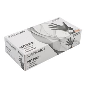 Nitrile Gloves in Black Medium (Pack 100)
