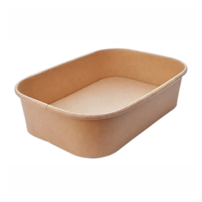 Rectangular Kraft Bowl 500ml (Pack 50)
