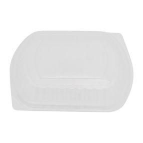 Clear Lid for Black Microwaveable Food Container 1400ml 138093 (Pack 50)