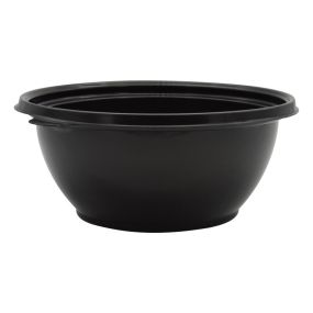 Black Microwaveable Food Container Bowl 1000ml (Pack 70)
