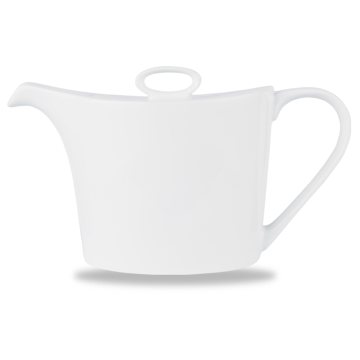 Alchemy Ambience White Oval Teapot 15oz (Pack 6)