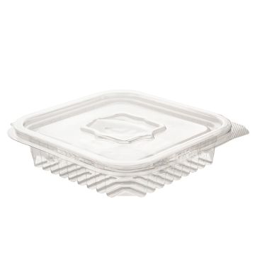 Clear Hinged Rectangle Container 150ml (Pack 100)