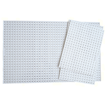 White Rubber Shelf Liner Mat 80cm x 50cm