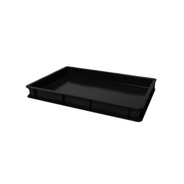 Black Dough Tray 60x40x7cm