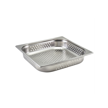 Gastronorm Pan Stainless Steel 2/3 65mm Deep Perforated