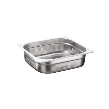 Gastronorm Pan Stainless Steel 2/3 100mm Deep Perforated