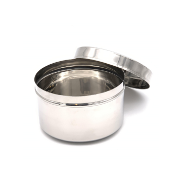 Round Steel Storage Container (Betha) No13. 16.5cm x 11cm / 2 Litre